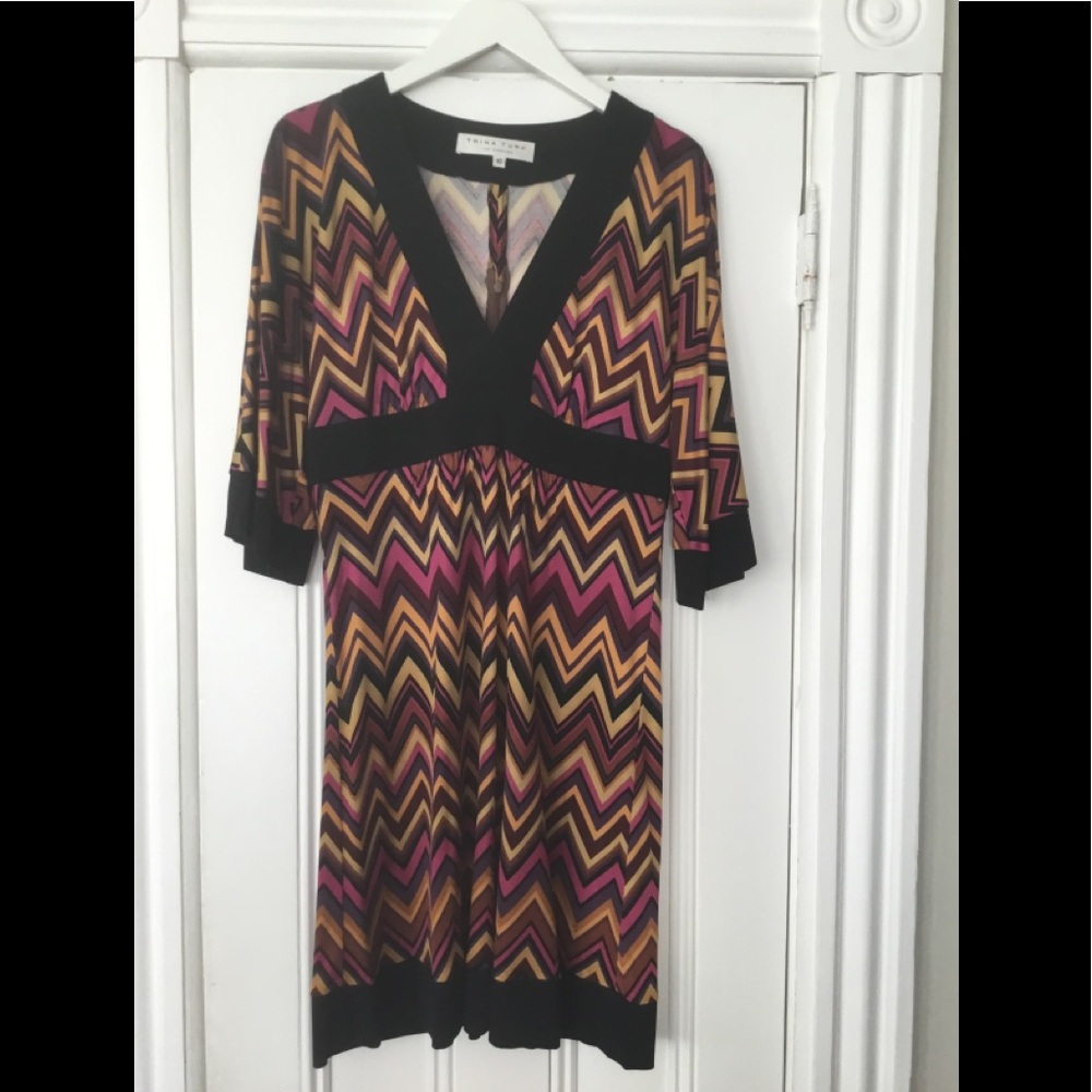 Trina Turk Dress (silk) size 10